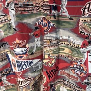 Houston Astros Hawaiian Style Button Up Short Sleeve Shirt by Reyn Spooner